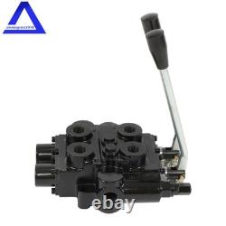 2 Spool 25 GPM RD522CCAA5A4B1 Double Acting Hydraulic Valve In/Out 3/4 NPT