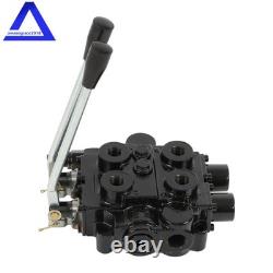 2 Spool 25 GPM RD522CCAA5A4B1 Double Acting Hydraulic Valve In/Out 3/4 NPT