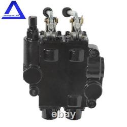 2 Spool 25 GPM RD522CCAA5A4B1 Double Acting Hydraulic Valve In/Out 3/4 NPT