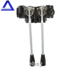 2 Spool 25 GPM RD522CCAA5A4B1 Double Acting Hydraulic Valve In/Out 3/4 NPT