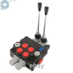 2 Spool 32 GPM 3600 PSI Heavy Duty Hydraulic Control Valve
