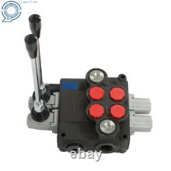 2 Spool 32 GPM 3600 PSI Heavy Duty Hydraulic Control Valve