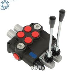 2 Spool 32 GPM 3600 PSI Heavy Duty Hydraulic Control Valve