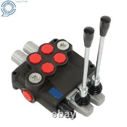 2 Spool 32 GPM 3600 PSI Heavy Duty Hydraulic Control Valve