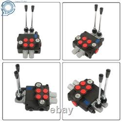 2 Spool 32 GPM 3600 PSI Heavy Duty Hydraulic Control Valve