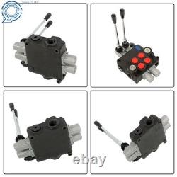 2 Spool 32 GPM 3600 PSI Heavy Duty Hydraulic Control Valve
