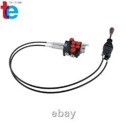 2-Spool Electric Control Valve 21 GPM Hydraulic System Quick-Connect Cables