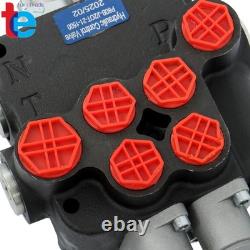 2-Spool Electric Control Valve 21 GPM Hydraulic System Quick-Connect Cables