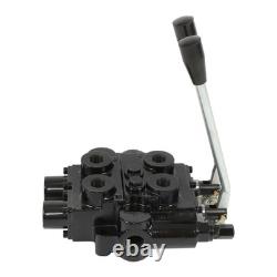 2 Spool Hydraulic Control Valve 25 GPM 3000 PSI 3/4 NPT Ports RD522CCAA5A4B1