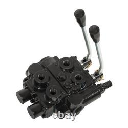 2 Spool Hydraulic Control Valve 25 GPM 3000 PSI 3/4 NPT Ports RD522CCAA5A4B1