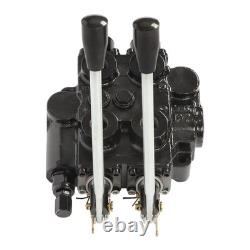 2 Spool Hydraulic Control Valve 25 GPM 3000 PSI 3/4 NPT Ports RD522CCAA5A4B1