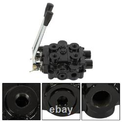 2 Spool Hydraulic Control Valve 25 GPM 3000 PSI 3/4 NPT Ports RD522CCAA5A4B1