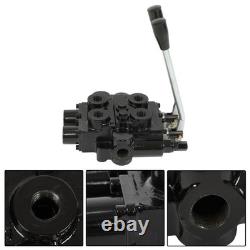 2 Spool Hydraulic Control Valve 25 GPM 3000 PSI 3/4 NPT Ports RD522CCAA5A4B1