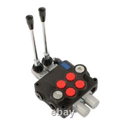 2 Spool Hydraulic Control Valve 32GPM 3600PSI Open Center