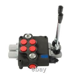 2 Spool Hydraulic Control Valve 32GPM 3600PSI Open Center