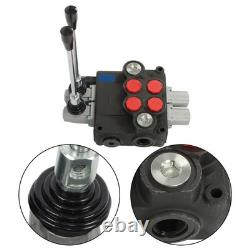 2 Spool Hydraulic Control Valve 32GPM 3600PSI Open Center