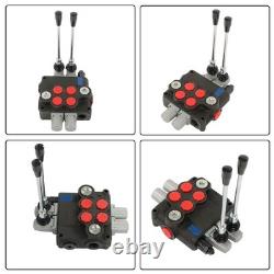 2 Spool Hydraulic Control Valve 32GPM 3600PSI Open Center