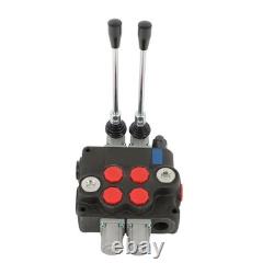 2 Spool Hydraulic Control Valve 32GPM 3600 PSI Open Center