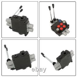 2 Spool Hydraulic Control Valve 32GPM 3600 PSI Open Center