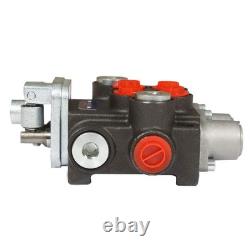 2 Spool Hydraulic Control Valve 3600 PSI, 11GPM Adjustable Hydraulic Directional 2 Spool Hydraulic Control Valve 3600 PSI, 11GPM Adjustable Hydraulic Directional