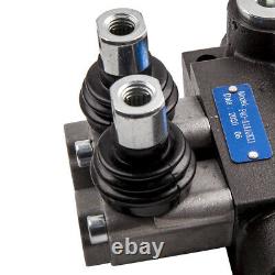 2 Spool Hydraulic Control Valve Double Acting Cylinder Spool 13GPM 3600 PSI