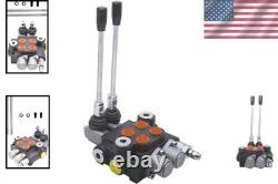 2 Spool Hydraulic Control Valve with 3600PSI Rating Versatile Use