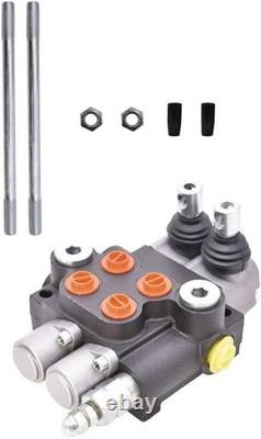 2 Spool Hydraulic Control Valve with 3600PSI Rating Versatile Use