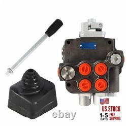 2 Spool Hydraulic Directional Control Valve 21GPM 3625PSI SAE Ports for