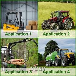 2 Spool Hydraulic Directional Control Valve 21GPM 3625PSI SAE Ports for