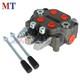 2 Spool Hydraulic Directional Control Valve 25 GPM 3000 PSI BSPP Interface
