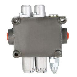 2 Spool Hydraulic Directional Control Valve 25 GPM, 3000 PSI, BSPP Interface