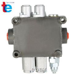 2 Spool Hydraulic Directional Control Valve 25 GPM, 3000 PSI, BSPP Interface US