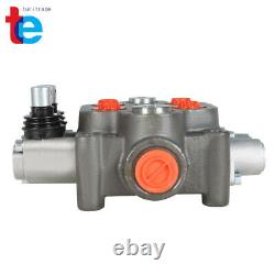 2 Spool Hydraulic Directional Control Valve 25 GPM, 3000 PSI, BSPP Interface US