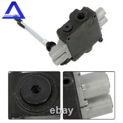 2 Spool Hydraulic Directional Control Valve 32 GPM, Double Acting Open Center