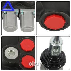 2 Spool Hydraulic Directional Control Valve 32 GPM, Double Acting Open Center