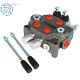 2 Spool Hydraulic Directional Control Valve BSPP Tractor Loader 25GPM NEW