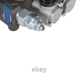 2 Spool Hydraulic Directional Control Valve BSPP Tractor Loader 25GPM NEW