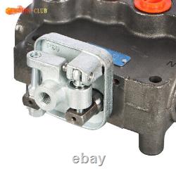 2 Spool Hydraulic Directional Control Valve for Tractor Loader 21 GPM