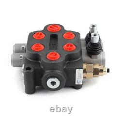 2 Spool Hydraulic Double Acting Control Valve 25 GPM Tractors Loaders 90L/min