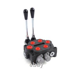 2 Spool Hydraulic Monoblock Hydraulic Directional Control Valve 25 GPM 90L/min