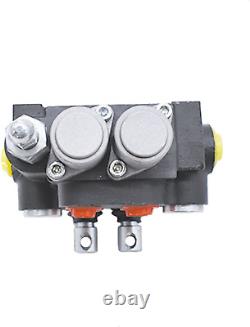 2 Spool Hydraulic Valve 13 GPM 3600 PSI Hydraulic Directional Control Valve SAE