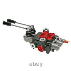 2 spool x 21 GPM hydraulic control valve