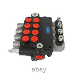 3600PSI Hydraulic Control Valve Double Acting 4Spool 21GPM SAE withconversion plug