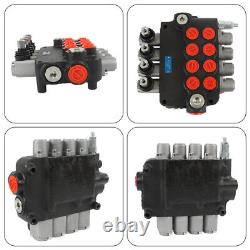 3600PSI Hydraulic Control Valve Double Acting 4Spool 21GPM SAE withconversion plug