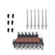 3600PSI Hydraulic Control Valve Double Acting 6 Spool 13 GPM SAE Ports New