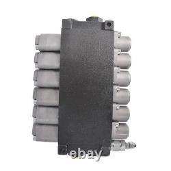 3600PSI Hydraulic Control Valve Double Acting 6 Spool 13 GPM SAE Ports New