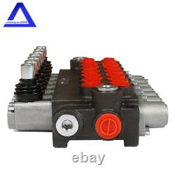 3600PSI Hydraulic Directional Control Valve Double Acting Cylinder 7 Spool 13GPM