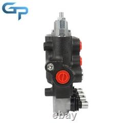 3600PSI SAE Hydraulic Control Valve Double Acting 4Spool 21GPM WithConversion Plug