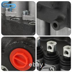 3600PSI SAE Hydraulic Control Valve Double Acting 4Spool 21GPM WithConversion Plug