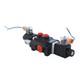 3600 PSI 13 GPM 1 Spool Solenoid 12V DC Hydraulic Control Valve Double Acting